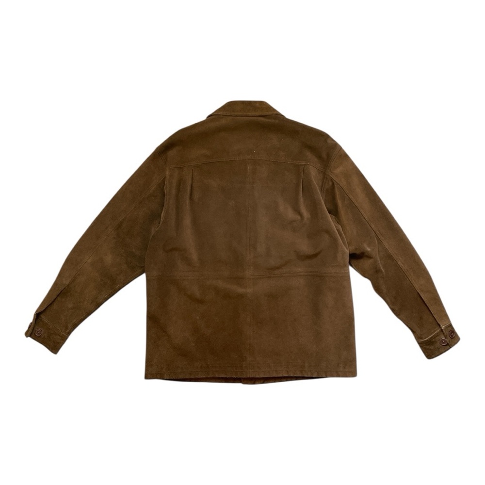 Gap Suede Jacket, Brown, Size Small - image 2